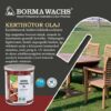 Borma Kerti bútor olaj (Garden Furniture Oil), 1L - Image 2