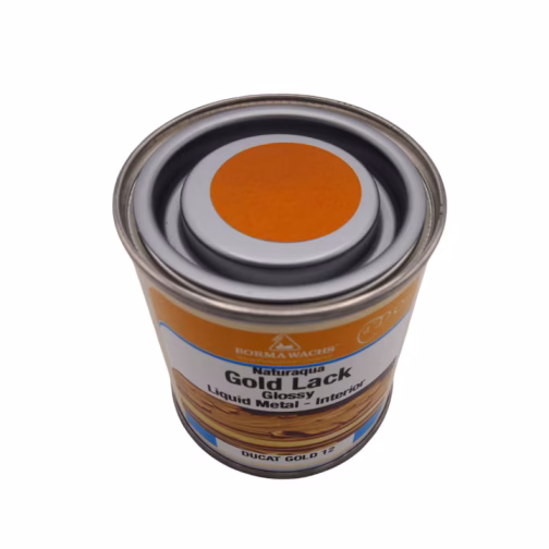 Borma Naturaqua Arany lakk - 125 ml - fényes -dukát arany szín - Image 3